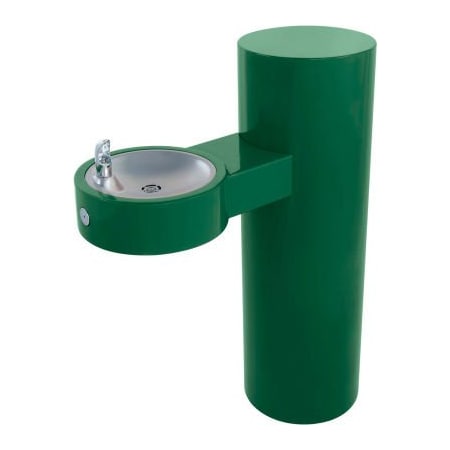 Acorn Controls Murdock Barrier Free Freeze Resistant Pedestal Mounted Outdoor Drinking Fountain - Round GRJ85-FRU1
